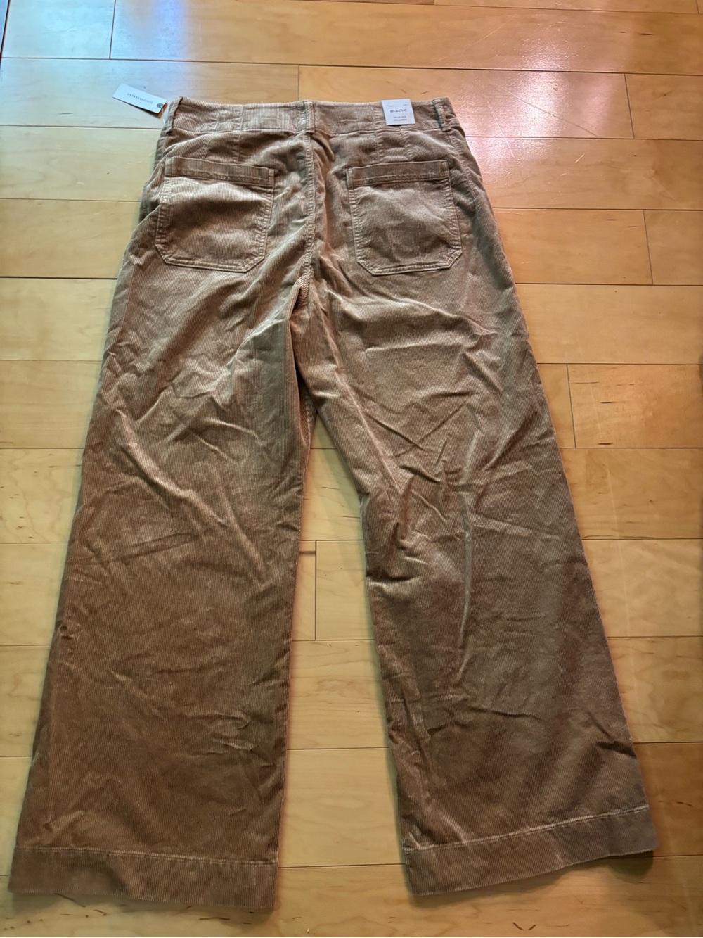Anthropologie Maeve Colette Camel full length cords 34 NWT - Picture 3 of 8